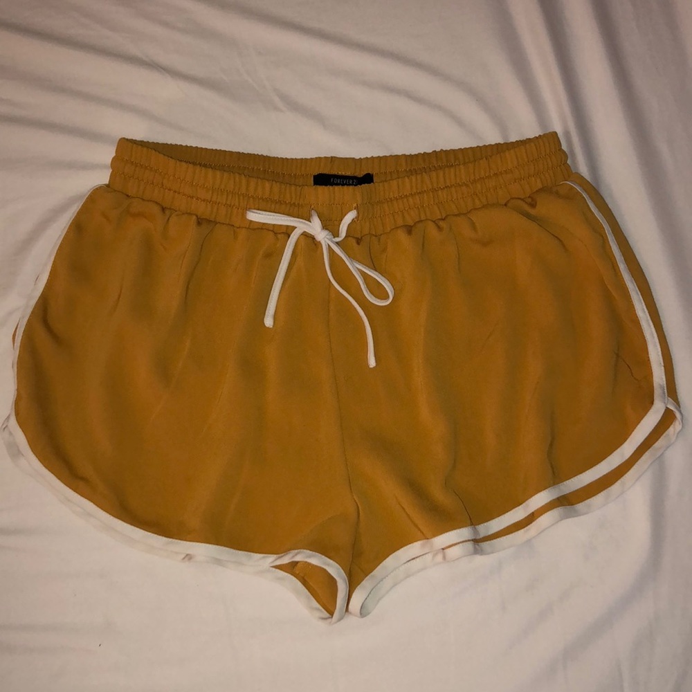 FOREVER 21 yellow shorts